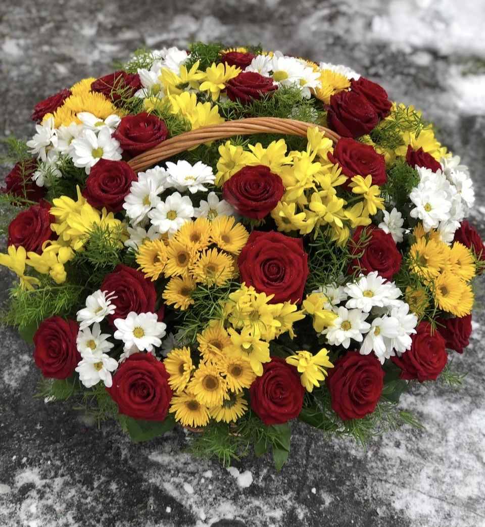 Влюбленная цветочница