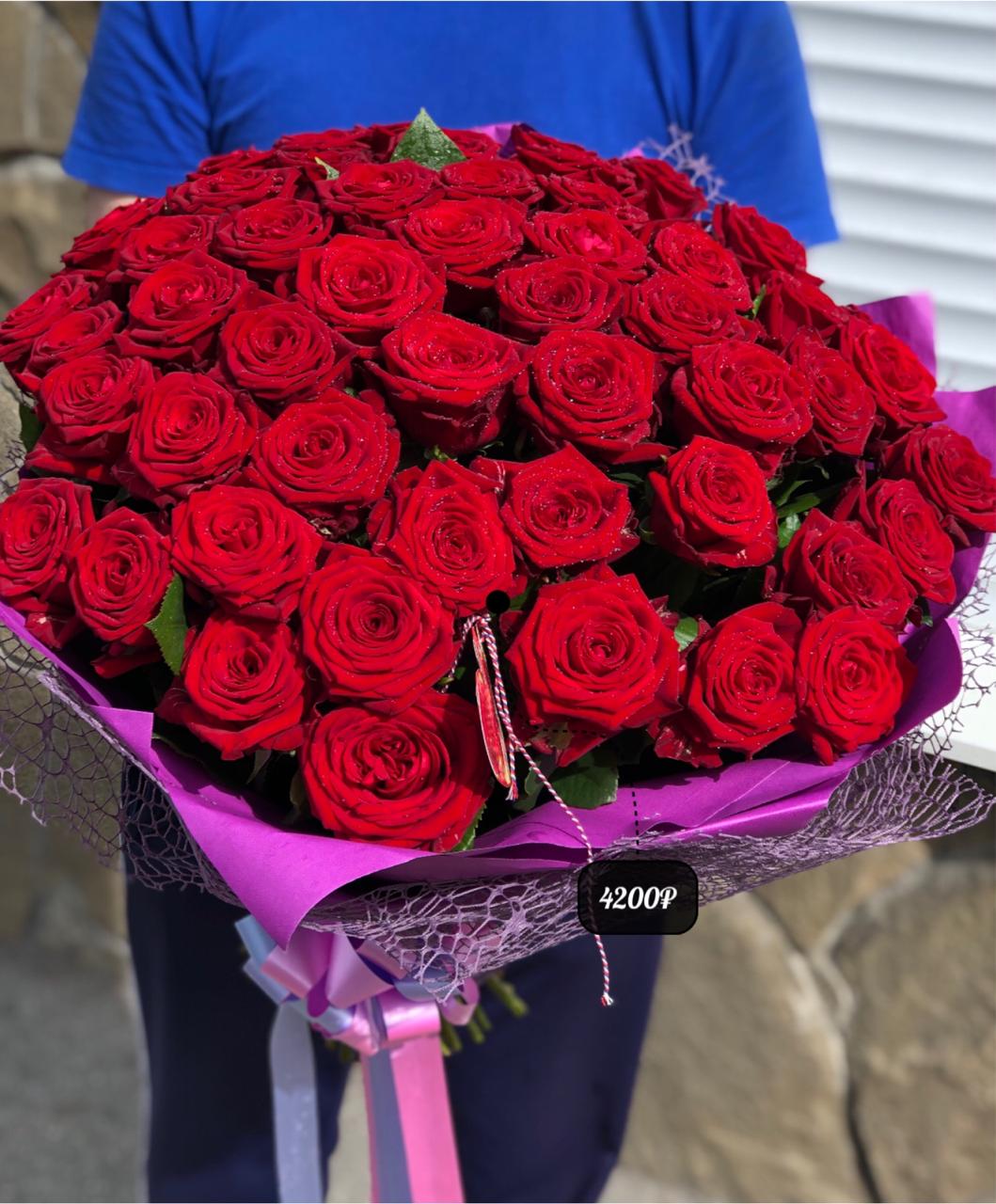 Буке Красных роз