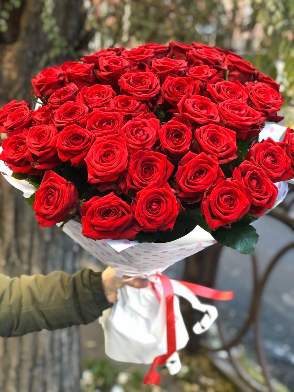 Букет из 35 одной розы 